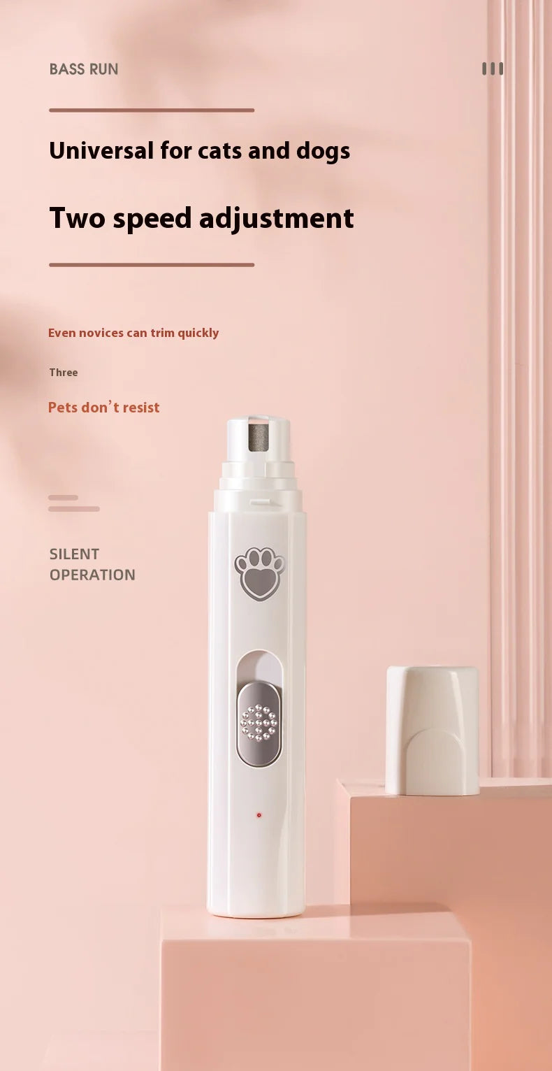 USB Charge & Trim Pet Nail Groomer