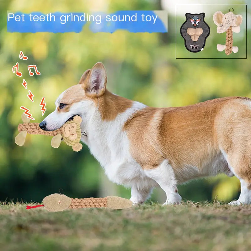 Tough Knot Chew Toy for Pets - Cotton Design