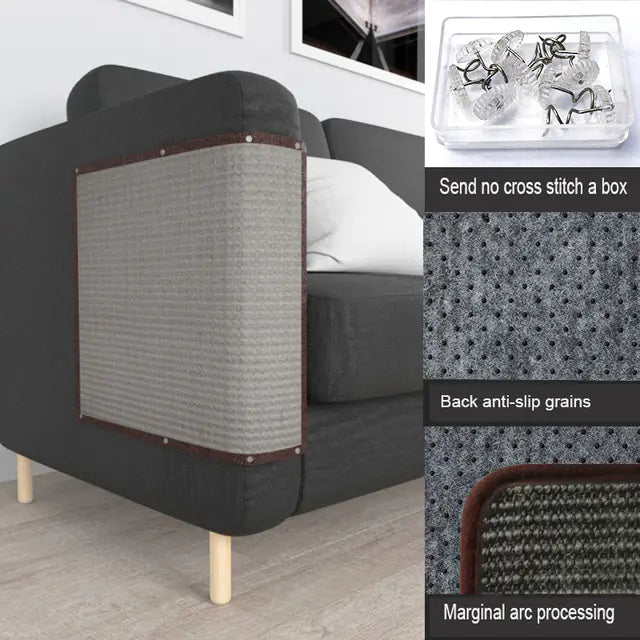 Cat Scratch Board with Sisal Toy and Nail Care