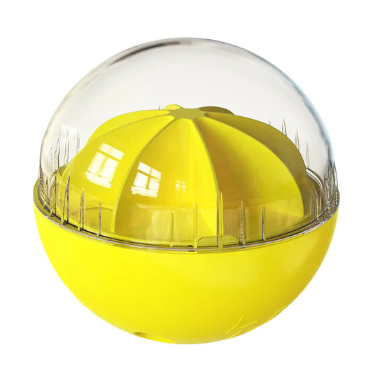 Adjustable Sound Ball Lemon Dog Toy with Feeding Puzzle