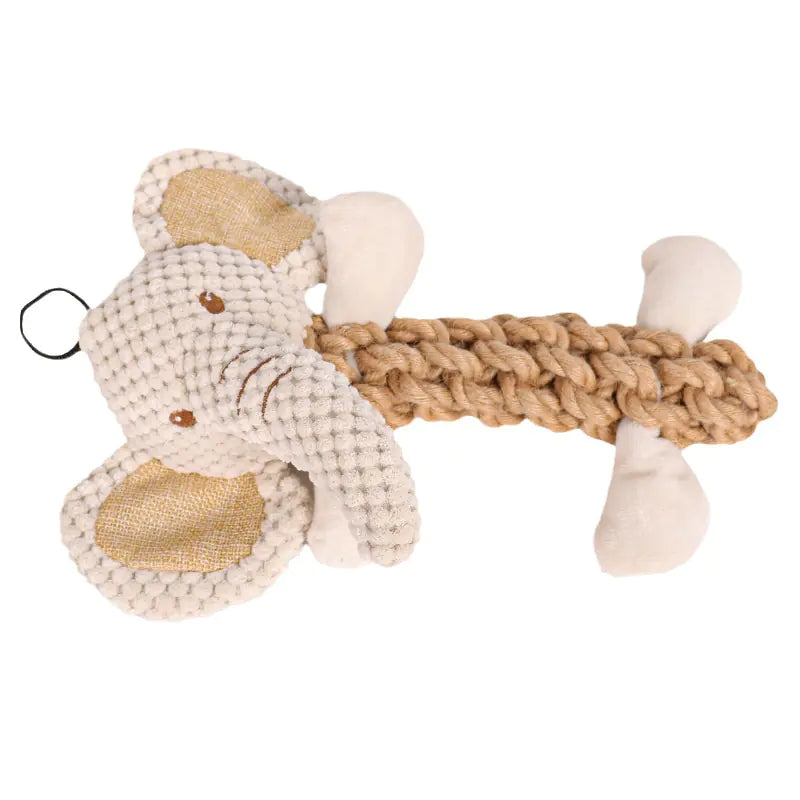 Tough Knot Chew Toy for Pets - Cotton Design