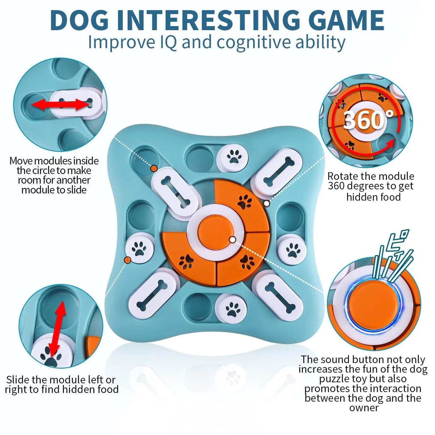 Interactive Educational Dog Toy
