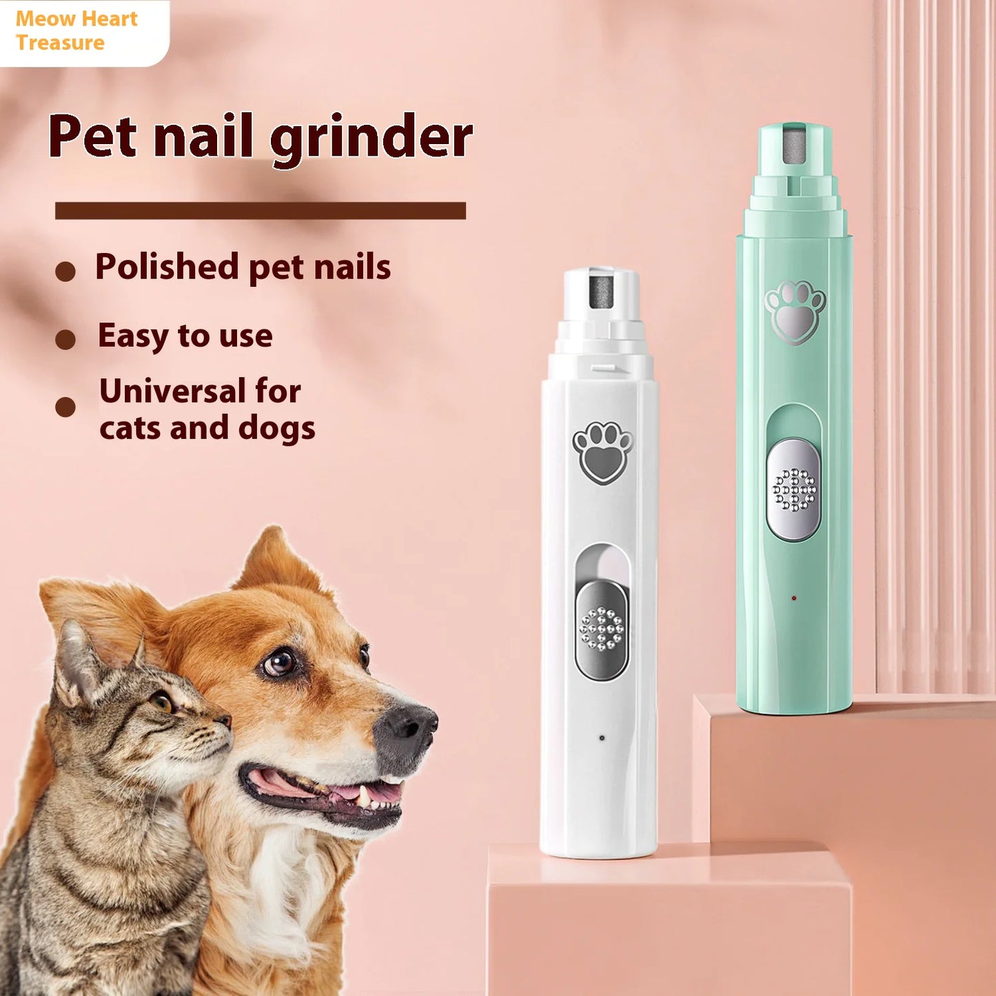 USB Charge & Trim Pet Nail Groomer