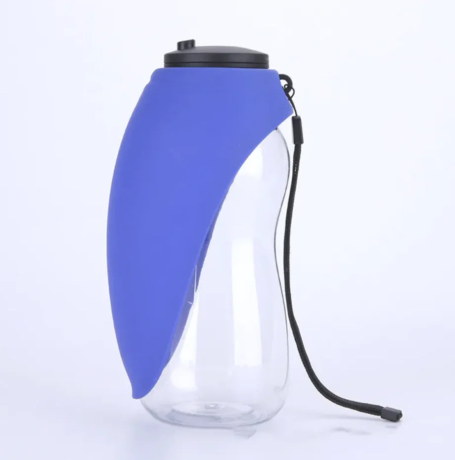 Portable Pet Water Bottle with Bowl