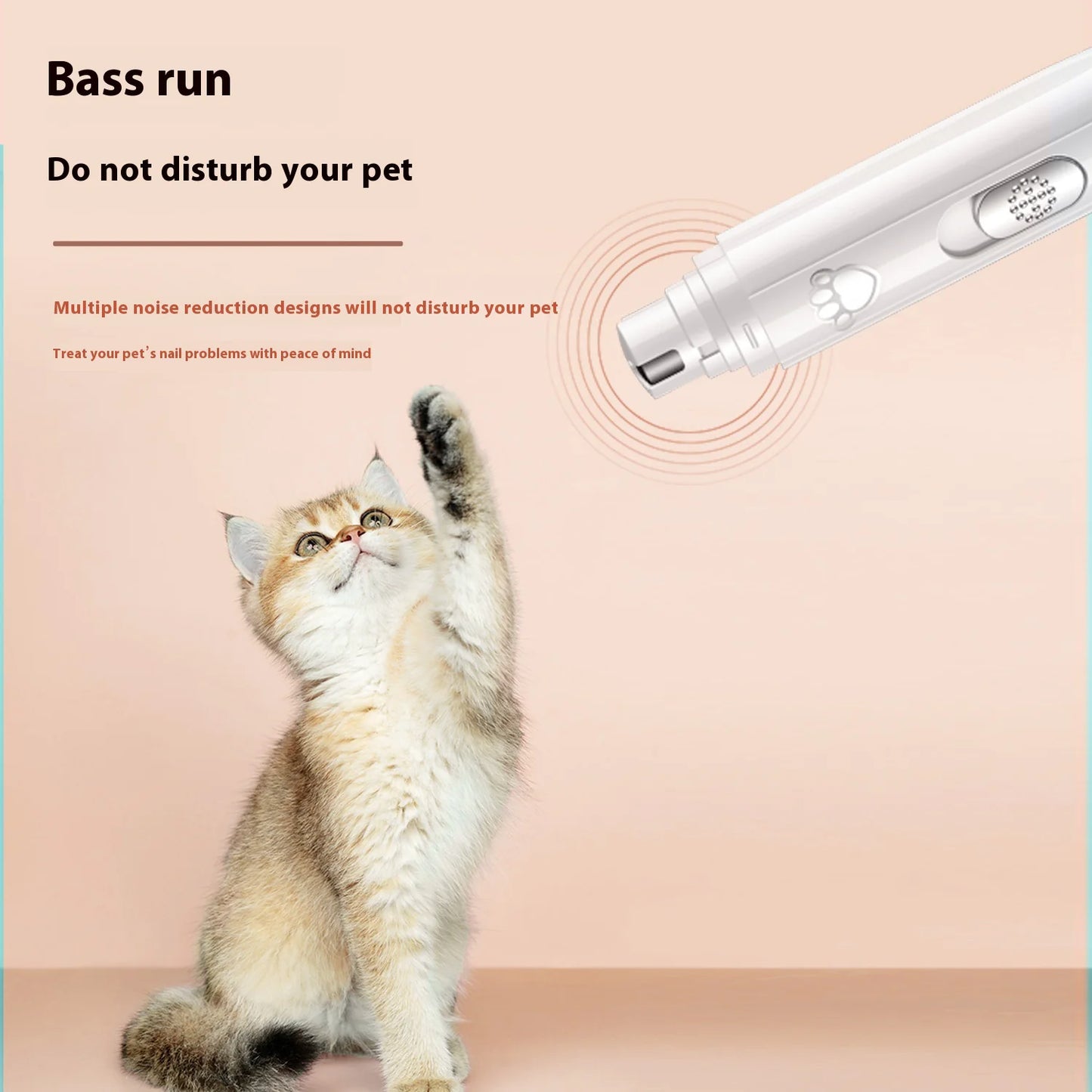 USB Charge & Trim Pet Nail Groomer